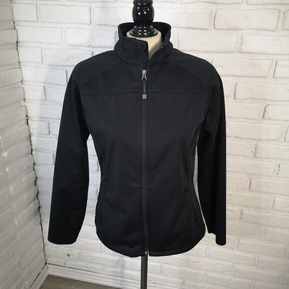 Wind River Ladies Size Medium Black Full Zip Lightweight Lined Jacket - Picture 1 of 10